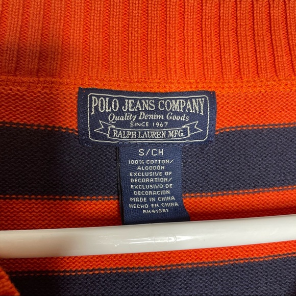 Ralph Lauren Striped Vintage Sweater, Size Small - Picture 3 of 4